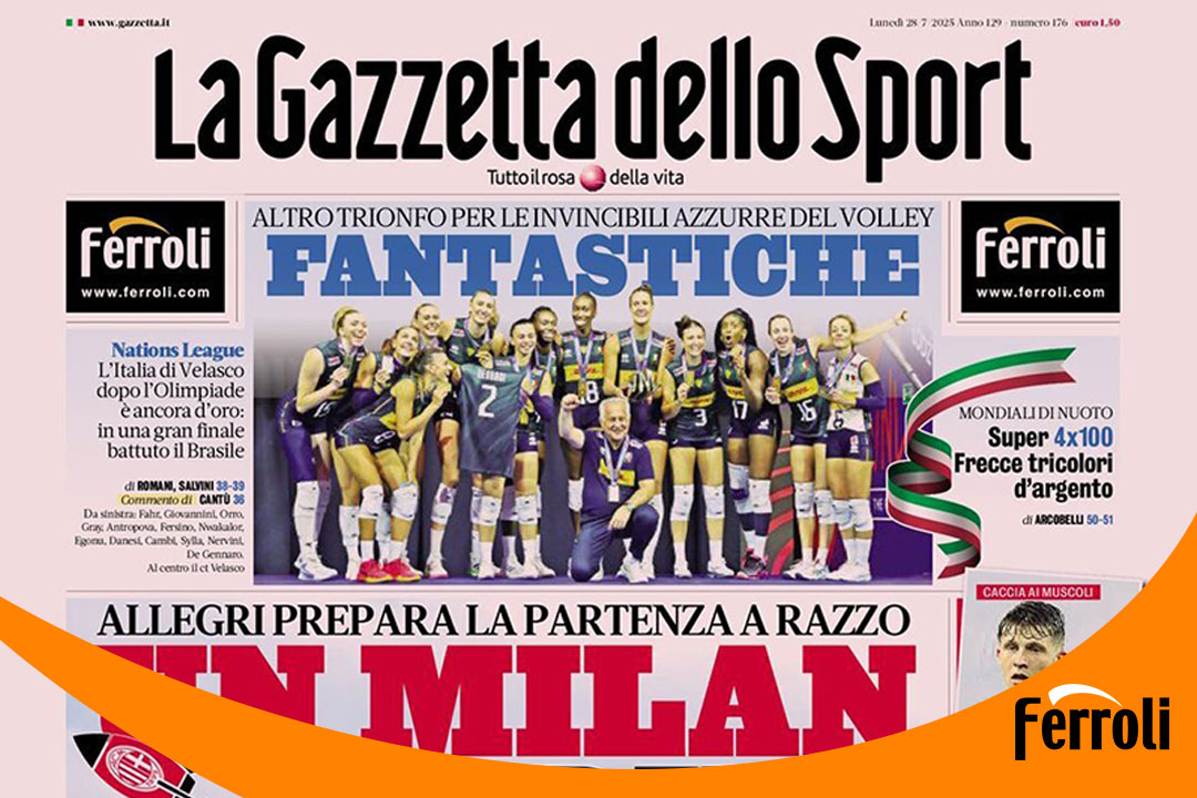 银娱优越会强势上岸《米兰体育报》头版！